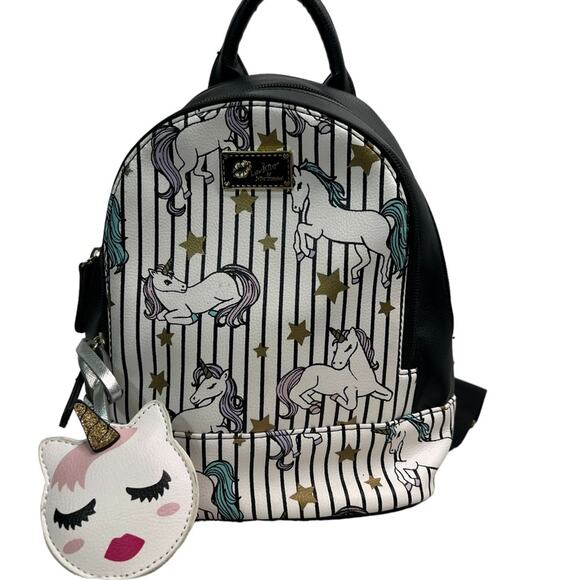 Luv Betsey Betsey Johnson Unicorn Mini Backpack - Picture 1 of 14